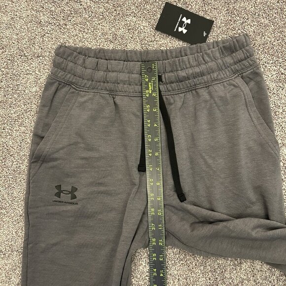 Under Armour Women's Rival Terry Jogger Size XS Gray Pockets Drawstring NWT $50 - Picture 10 of 15
